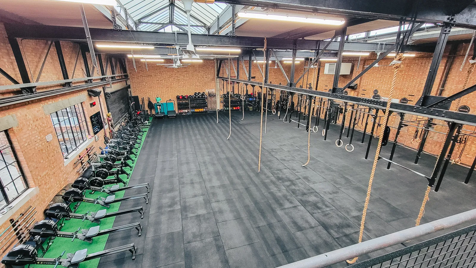 Strength training area at Surbiton gym